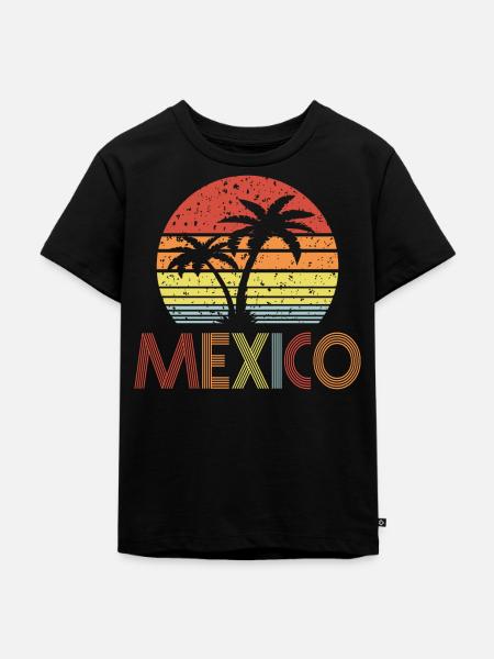 Mexico - Kinder Premium Bio T-Shirt - Schwarz
