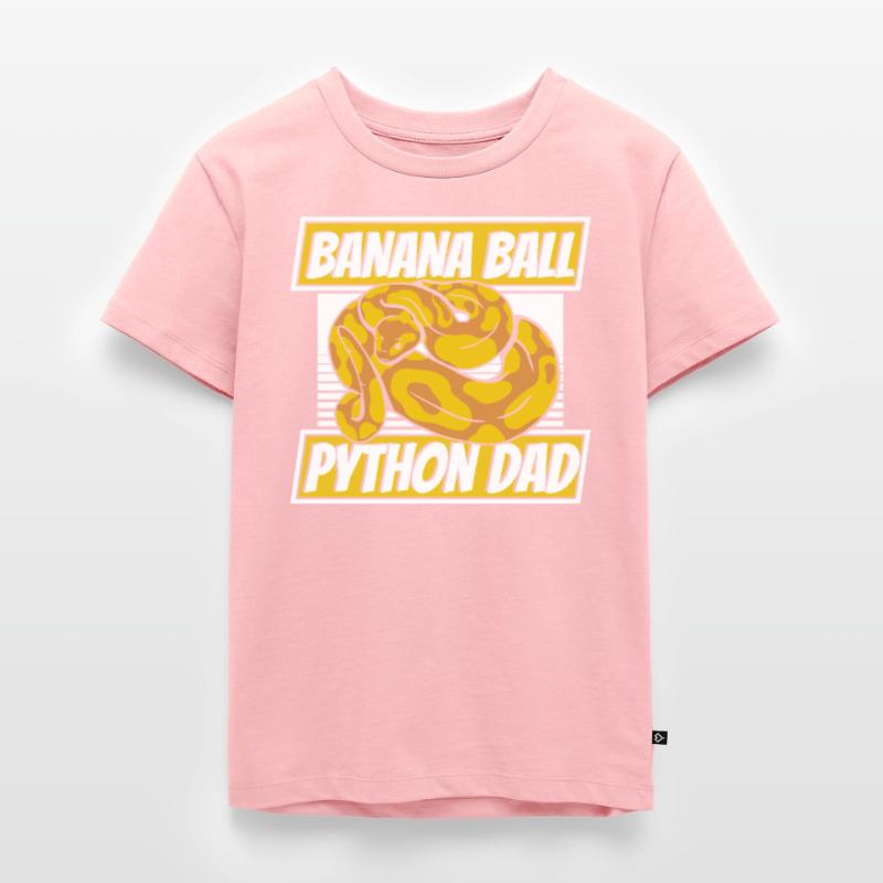 Banana Ball Python Dad Python Schlange Banana Kinder Premium Bio T-Shirt