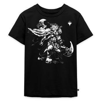 Magic: The Gathering Drawing Of Ajani White - Kids Premium Organic T-Shirt - black - Front - Mikhail (115cm)
