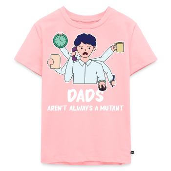 Design fort de la fête des pères - T-shirt Premium bio Enfant - rose - Devant - AI Model Kid Female (0cm)