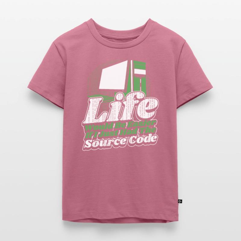 Life Would Be Easier Developer Coder Programmer Kids Premium Organic T-Shirt