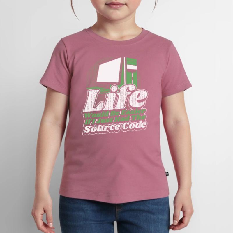 Life Would Be Easier Developer Coder Programmierer Kinder Premium Bio T-Shirt