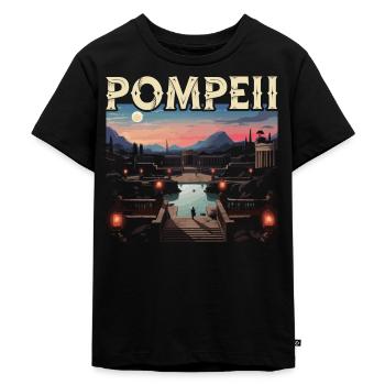 Pompeii History Travel I Love Roman Empire - Kids Premium Organic T-Shirt - black - Front - Mikhail (115cm)