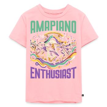 Amapiano Mélomane sud-africain Afrobeat - T-shirt Premium bio Enfant - rose - Devant - AI Model Kid Female (0cm)