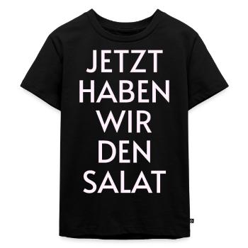 Maintenant, nous avons la salade - T-shirt Premium bio Enfant - noir - Devant - Mikhail (115cm)