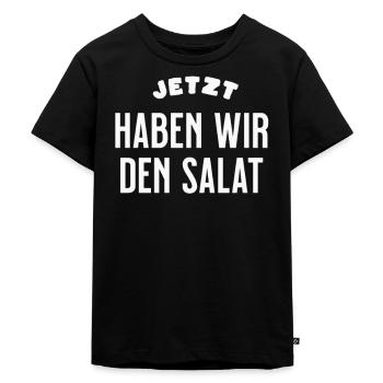 Maintenant, nous avons la salade - T-shirt Premium bio Enfant - noir - Devant - Mikhail (115cm)