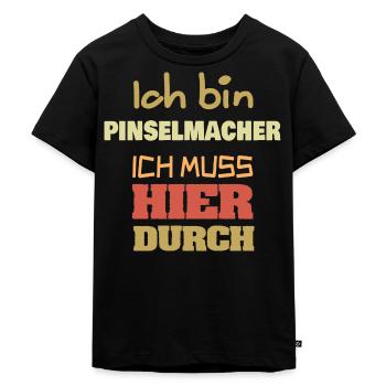 Profession Fabricant de pinceaux - T-shirt Premium bio Enfant - noir - Devant - Mikhail (115cm)