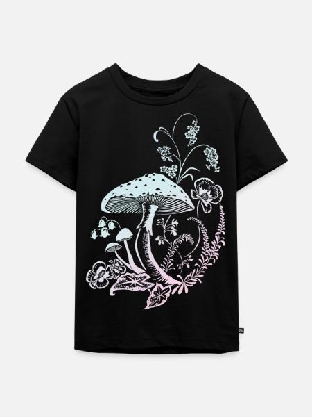 For toadstool fans - Kids Premium Organic T-Shirt - black