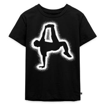 Breakdance Breakdancer Danse Enfants Breakdancer - T-shirt Premium bio Enfant - noir - Devant - Mikhail (115cm)