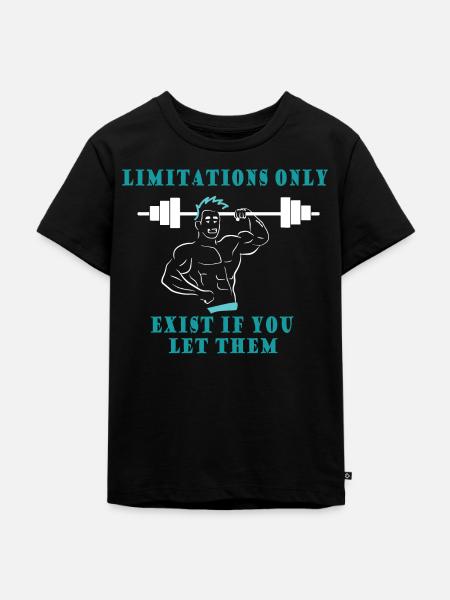 Musculation Musculation Fitness Renforcement musculaire - T-shirt Premium bio Enfant - noir