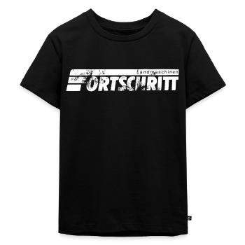 Fortschritt Landmaschinen der DDR - Kinder Premium Bio T-Shirt - Schwarz - Vorne - Mikhail (115cm)