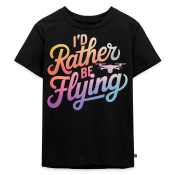 Drones Pilot Quadcopter Drone - Kids Premium Organic T-Shirt - black - Front - Mikhail (115cm)