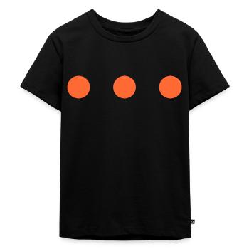 Trois points - T-shirt Premium bio Enfant - noir - Devant - Mikhail (115cm)