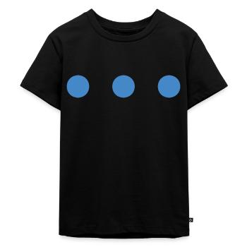Trois points - T-shirt Premium bio Enfant - noir - Devant - Mikhail (115cm)