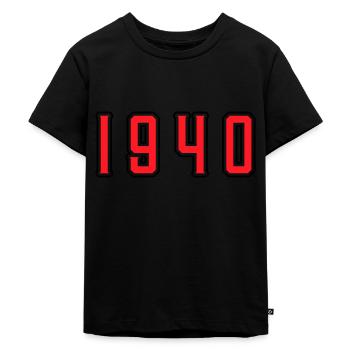 1940 year birthday - Kids Premium Organic T-Shirt - black - Front - Mikhail (115cm)