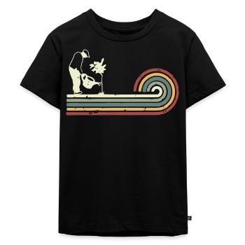 Jardinier rétro - Jardinier - Jardinier - - T-shirt Premium bio Enfant - noir - Devant - Mikhail (115cm)