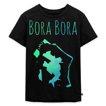 bora bora - T-shirt Premium bio Enfant - noir - Devant - Mikhail (115cm)