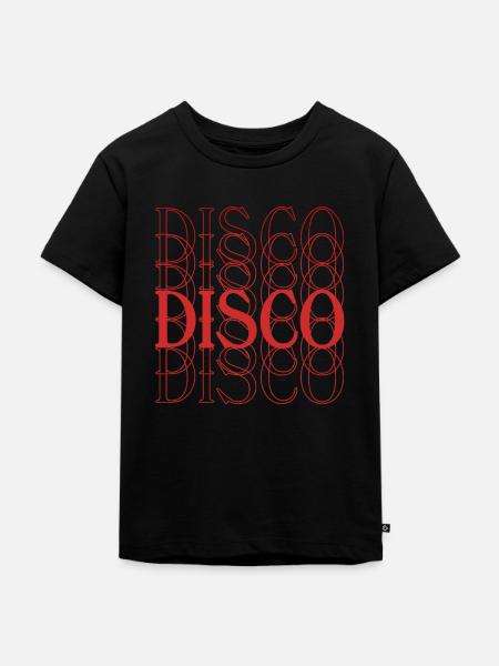 Disco Disco Disco - Kinder Premium Bio T-Shirt - Schwarz
