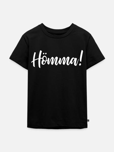 HÖMMA | Ruhrpott Dialekt - Kinder Premium Bio T-Shirt - Schwarz