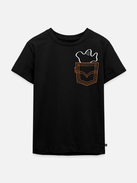 Taschengeist Halloween - Kinder Premium Bio T-Shirt - Schwarz