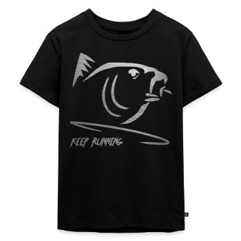 Karpfen Angeln Carphunter - Kinder Premium Bio T-Shirt - Schwarz - Vorne - Mikhail (115cm)