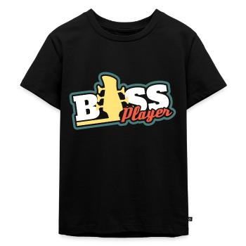 Guitare Basse - T-shirt Premium bio Enfant - noir - Devant - Mikhail (115cm)