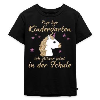 Test - Kinder Premium Bio T-Shirt - Schwarz - Vorne - Mikhail (115cm)