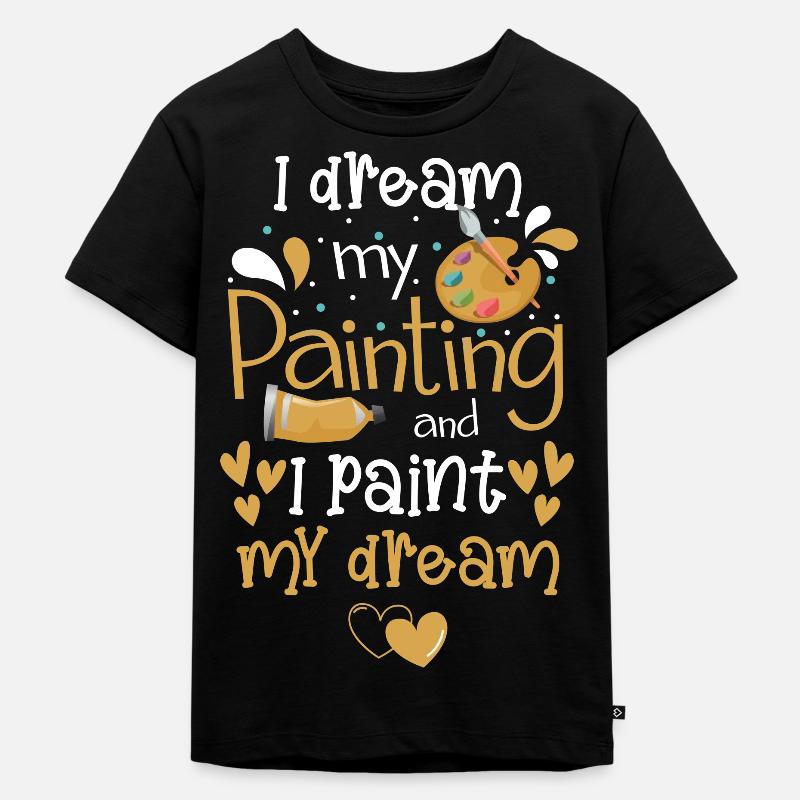 Maler Lackierer Handwerker - Kinder Premium Bio T-Shirt - Schwarz