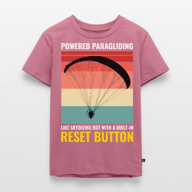 Paramotor Pilot Paramotoring Powered Paraglider Kids Premium Organic T-Shirt