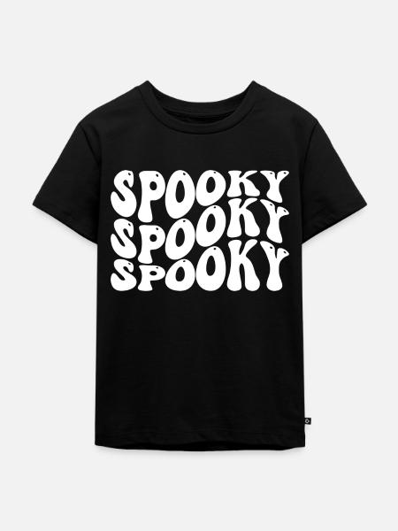 Spooky - Kinder Premium Bio T-Shirt - Schwarz
