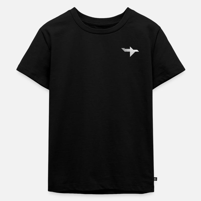 Avion - Tangram - T-shirt Premium bio Enfant - noir