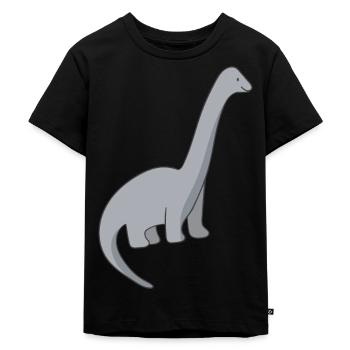 Dinosaure Dino - T-shirt Premium bio Enfant - noir - Devant - Mikhail (115cm)