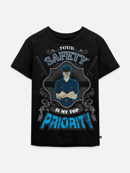 Sicherheitsdienst - Security - Kinder Premium Bio T-Shirt - Schwarz