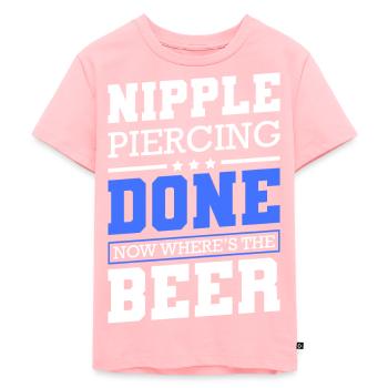 Piercer Schmuck Humor - Kinder Premium Bio T-Shirt - Rosa - Vorne - AI Model Kid Female (0cm)