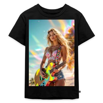 Luna Sunshine - T-shirt Premium bio Enfant - noir - Devant - Mikhail (115cm)