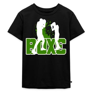 Boxe Boxeur Amateur Sport de Combat - T-shirt Premium bio Enfant - noir - Devant - Mikhail (115cm)