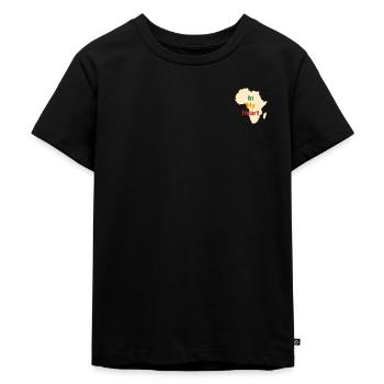 Africa In My Heart Afrique - NeedyMindSet™ - T-shirt Premium bio Enfant - noir - Devant - Mikhail (115cm)