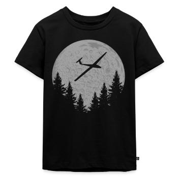 Gliding Hobby Pilot Pilote de planeur - T-shirt Premium bio Enfant - noir - Devant - Mikhail (115cm)