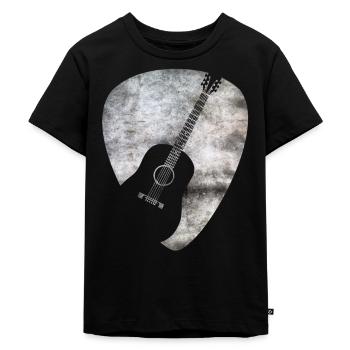 Guitares Plektrum - Guitare Rock Metal Band - T-shirt Premium bio Enfant - noir - Devant - Mikhail (115cm)