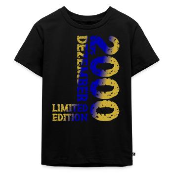 2000 décembre édition limitée 23e anniversaire décoration - T-shirt Premium bio Enfant - noir - Devant - Mikhail (115cm)