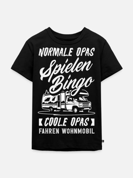 Camping Wohnmobil Camper Spruch Geschenk - Kinder Premium Bio T-Shirt - Schwarz