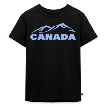 CANADA - T-shirt Premium bio Enfant - noir - Devant - Mikhail (115cm)