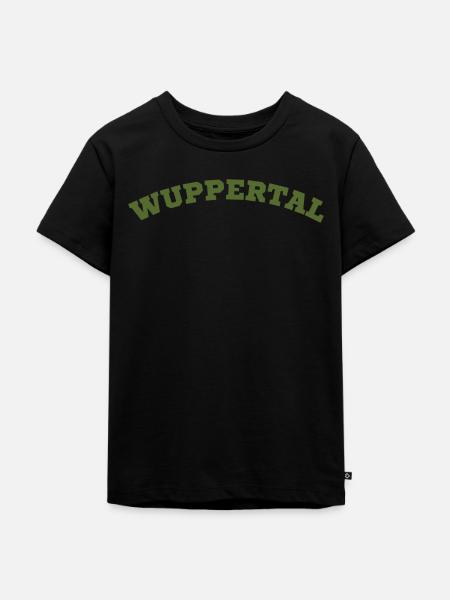 Wuppertal - Kinder Premium Bio T-Shirt - Schwarz