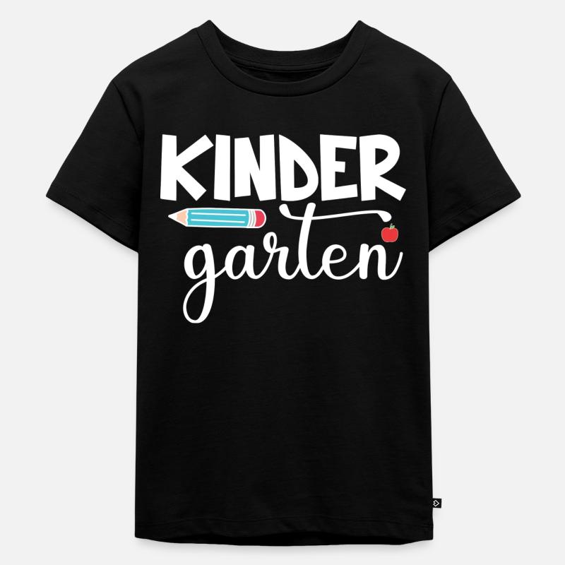 Kindergarten - Kinder Premium Bio T-Shirt - Schwarz