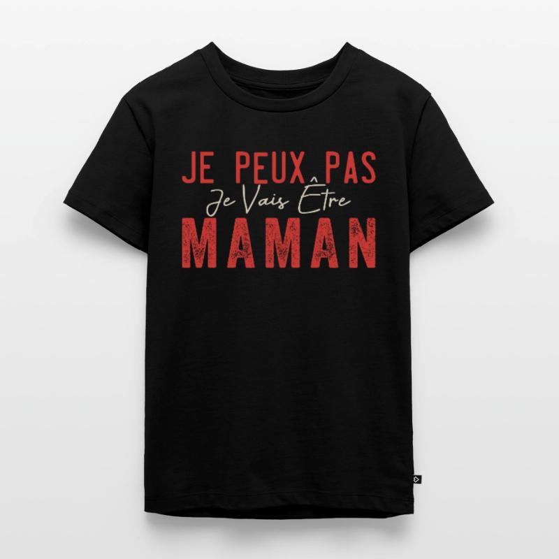 Ich kann nicht, ich werde Mutter| Werdende Mutter Kinder Premium Bio T-Shirt