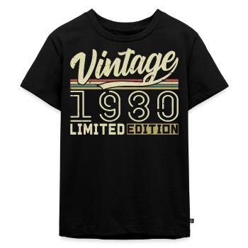 Legende seit 1980 Geboren 1980 Geburtstag 44 Jahre - Kinder Premium Bio T-Shirt - Schwarz - Vorne - Mikhail (115cm)