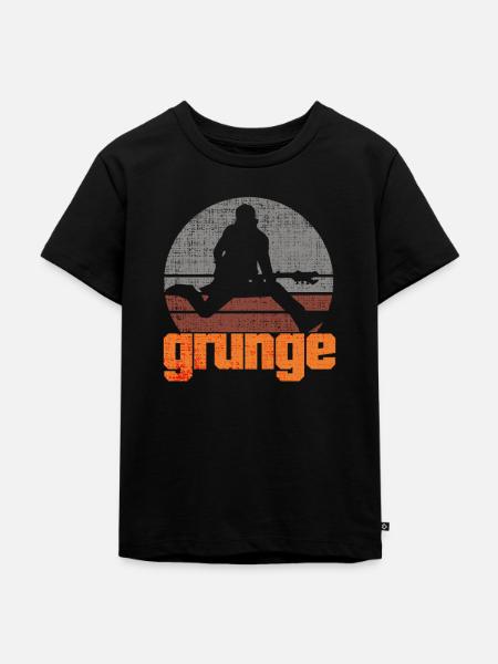 Grunge - Kinder Premium Bio T-Shirt - Schwarz