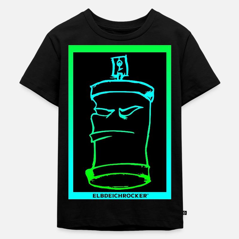 Foggy - Kinder Premium Bio T-Shirt - Schwarz