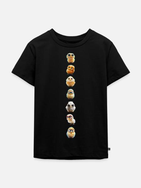 ChickensLong - Kinder Premium Bio T-Shirt - Schwarz