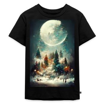 Noël 24 - T-shirt Premium bio Enfant - noir - Devant - Mikhail (115cm)
